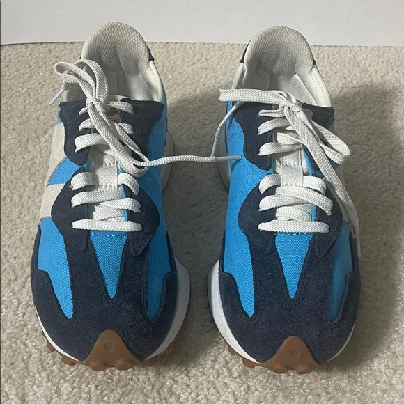 Men’s Size 9/ Women’s Size 10. New Balance 327 Blue Lifestyle Sneakers - Picture 2 of 5